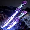 Folding Double Edged Swords Rechargeable LED Light Swords Toy Interactive Multiplayer Battle Toy