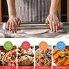 Rolling Pin, Stainless Steel Rolling Pin with 4 Adjustable Discs, Non-Stick Rolling Pin for Pie Dough Pizza Pie Cookies and Pastries