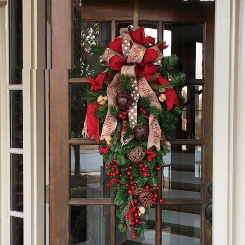 

Artificial Christmas American Style Inverted Tree Home Arch Scene Decoration Simulation Christmases Trees Green Plants