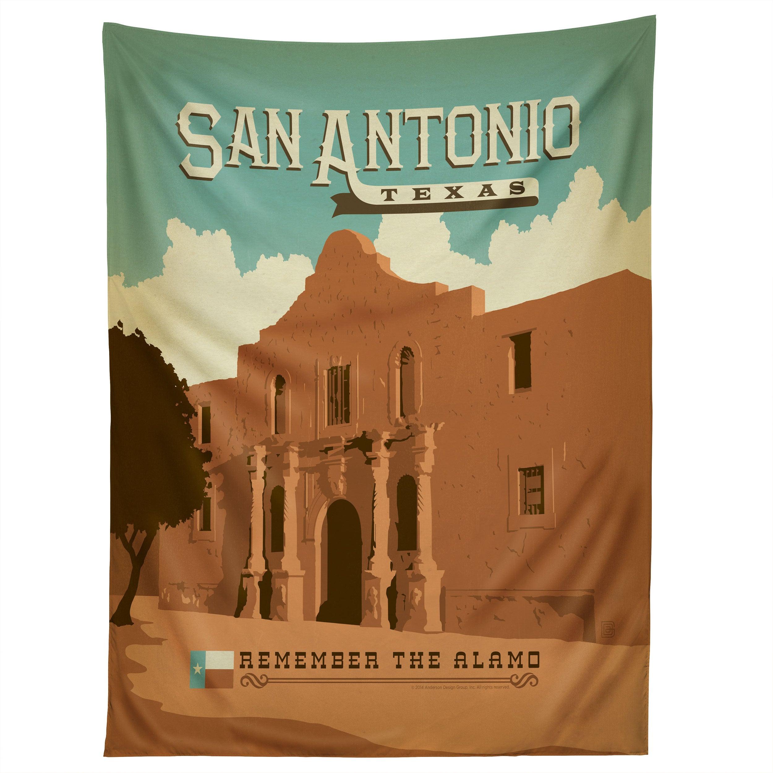 SAN ANTONIO tapestry 75x100