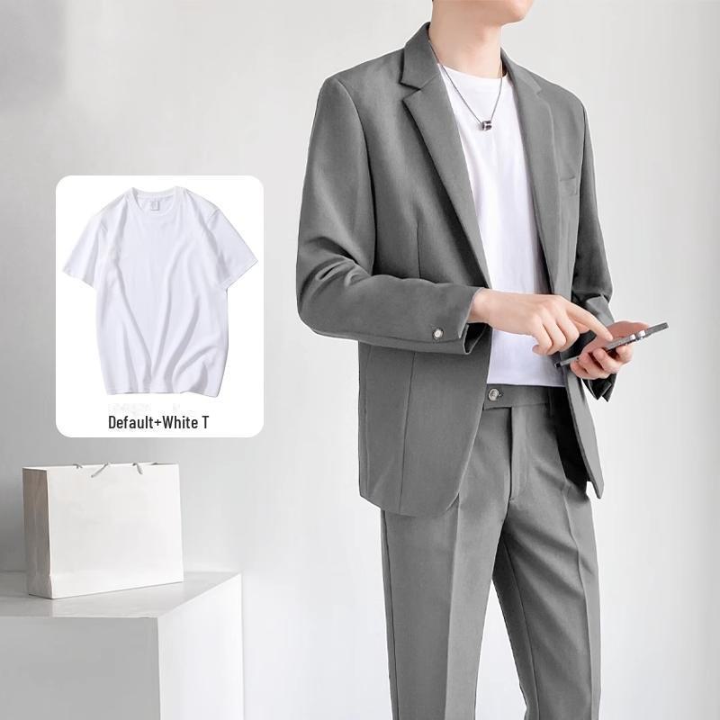 Set costum casual ușor pentru bărbați: Colecția de primăvară și toamnă