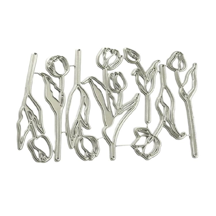 Шаблоны для вырубки в форме цветка, металлические эмбоссирующие режущие штампы для изготовления открыток, скрапбукинга, журналов, закладок, фотоальбомов 1