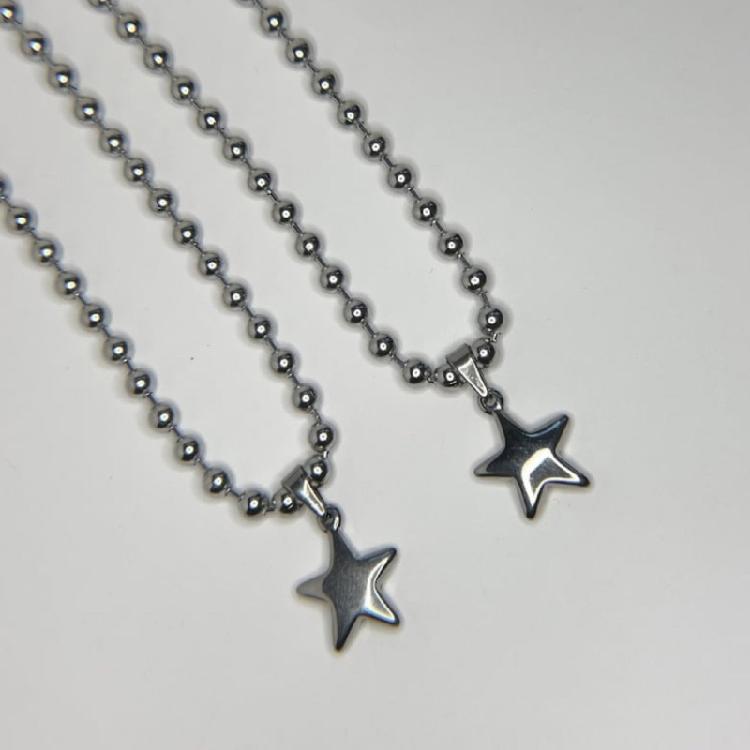 European American Fashion Five-pointed Star Pendant Hip-hop Novel Accessories