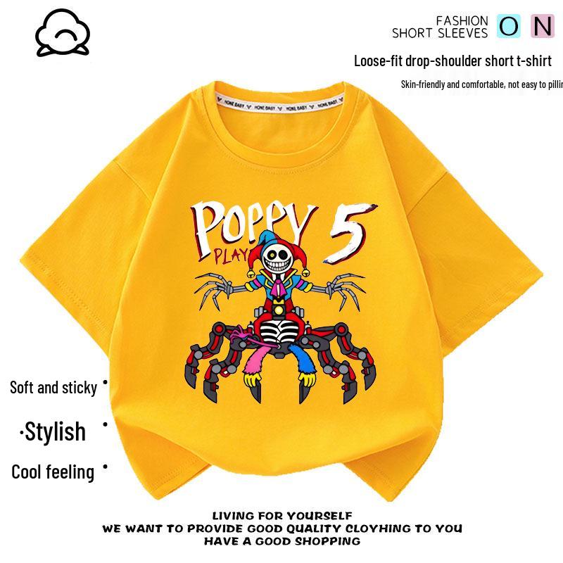 Poppy Playtime Prototyp Short Sleeve Children's Summer T-Shirt