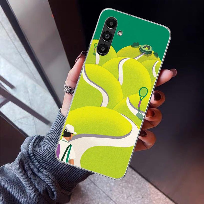 Tennis Sport Phone Case For Samsung Galaxy A17 A16 A15 A14 A13 A57 A56 A55 A54 A53 A37 A36 A35 A34 A33 A26 A25 A24 A23 Galaxy A1