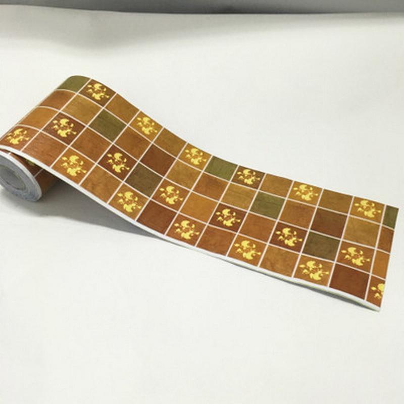 1шт Кухня Ванная комната Самоклеящаяся плитка Стена Плинтус 1