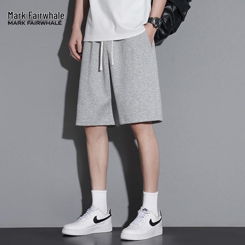 MARK FAIRWHALE Men s Breathable Casual Drawstring Shorts M