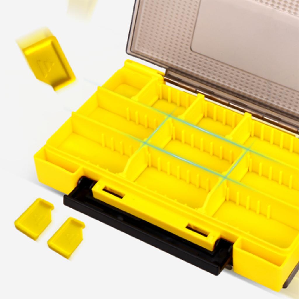 Fishing Lure Organizer Double Sided Fishing Tackle Box Plastic Lures Sponge Storage Box Hook Organizer Fishing Equipment