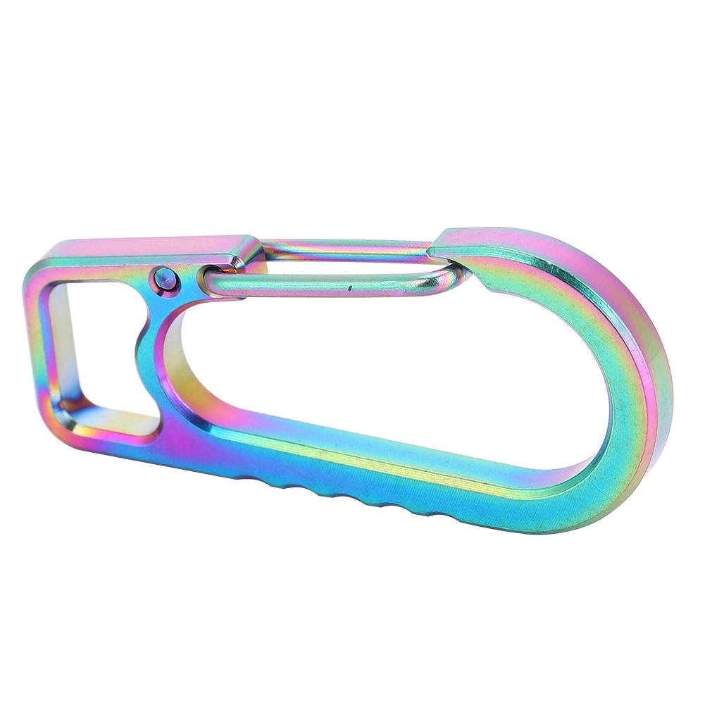 Multicolor Keychain Carabiner Titanium Alloy Key Holder New Key Clip  for Car Keys