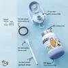 SUPOR 550ml Isolierter Trinkbecher mit Strohhalm für Kinder