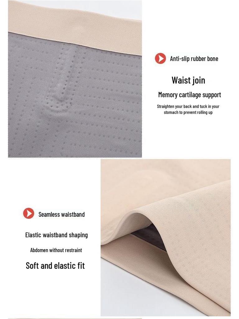 Women's High-Waist 8D Abdomen & Hip Lifting Safety Shorts, Summer Thin Design, Plus Size Available