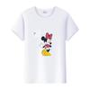 Fashion Summer Blouses T-shirt White 2000s Tees Cartoon Minnie Tshirt Mickey Mouse Tops Graphic Clothes Unisex