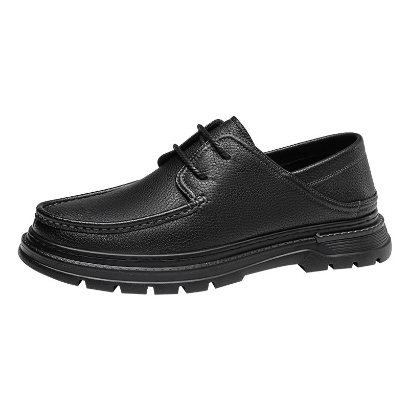 Aokang Men s Lambskin Casual Lace-Up Shoes 40