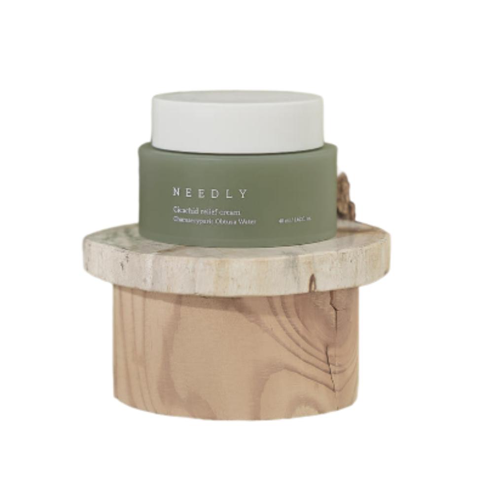 NEEDLY Cicachid Relief Cream 48ml - Soothing Skin Barrier Repair with Pure Korean Cica