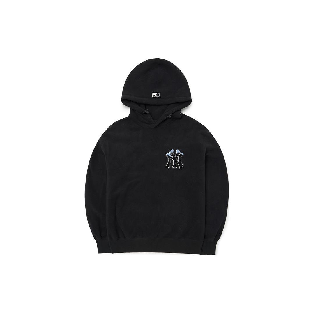MLB New York Yankees Logo Gesticktes Langarm-Sweatshirt Unisex-Sweatshirt Schwarz 3AHDBS124-50BKS S white