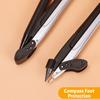 3/9PCS Eraser Pencil Compass Kit Transparent Measuring Ruler Multi-Function Ruler Set  School Office