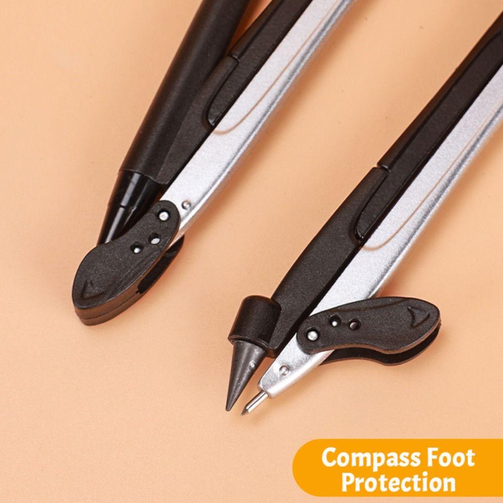 3/9PCS Eraser Pencil Compass Kit Transparent Measuring Ruler Multi-Function Ruler Set  School Office