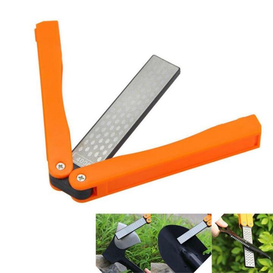 Double Sided Folded Pocket Sharpener Diamond Knife Sharpening Stone Kitchen Tool