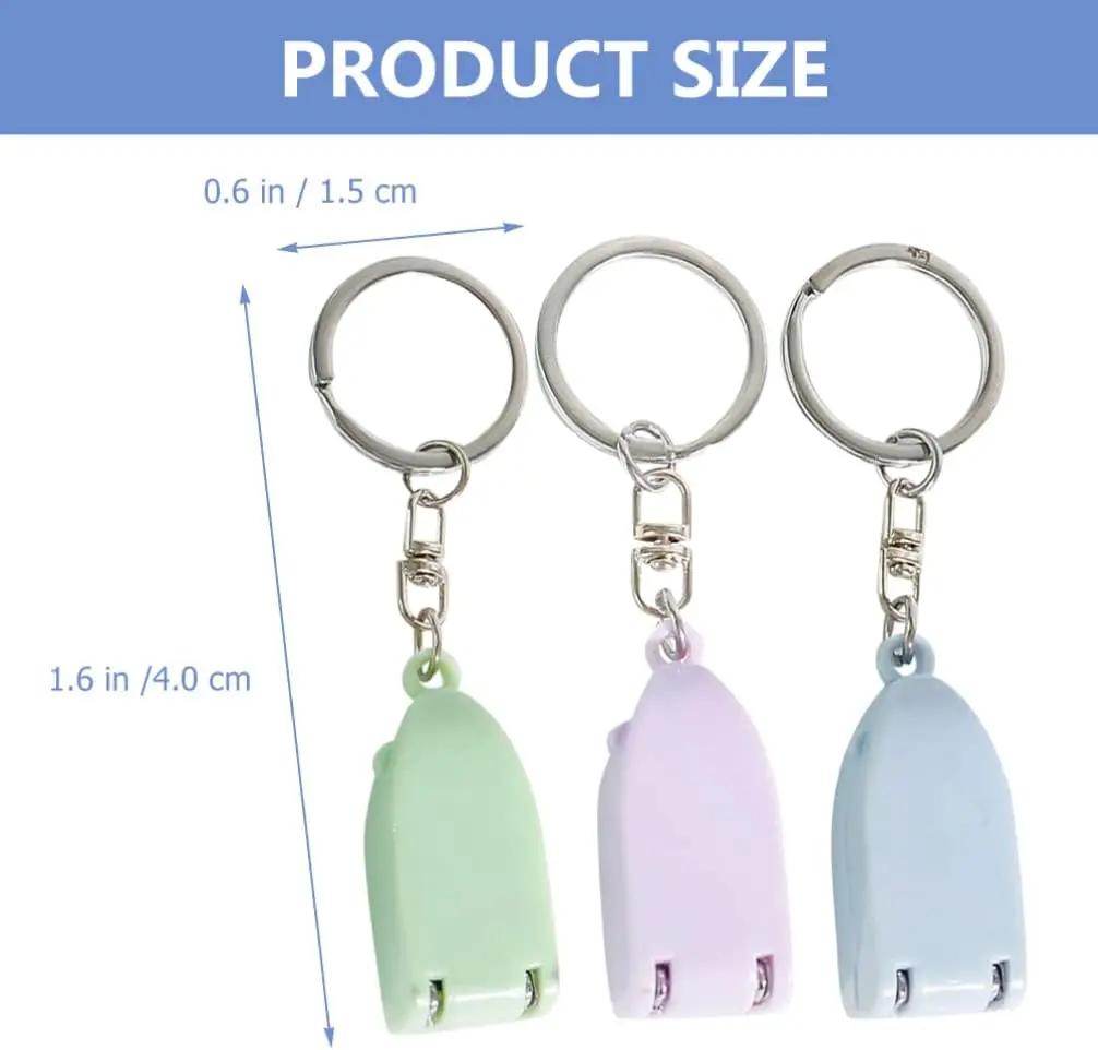 Portable Nail Clippers Mini Keychain Stainless Steel Nail Clippers Anti Splash Folding Nail Clippers Mini Carry on Nail Clippers