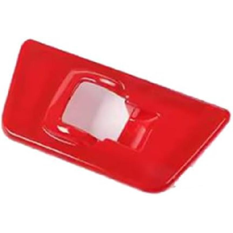 ABS Red Full Interior Decorative Cover Trim Sticker Compatible with Ford F150 2015-2020 (4pcs/Set Inner Door Handle Under Decorative Strip)