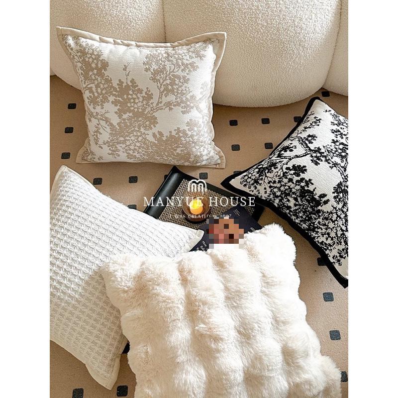 Nordischer Luxus Französische Sofakissenbezüge für Wohnzimmer- und Nachttischdekoration.