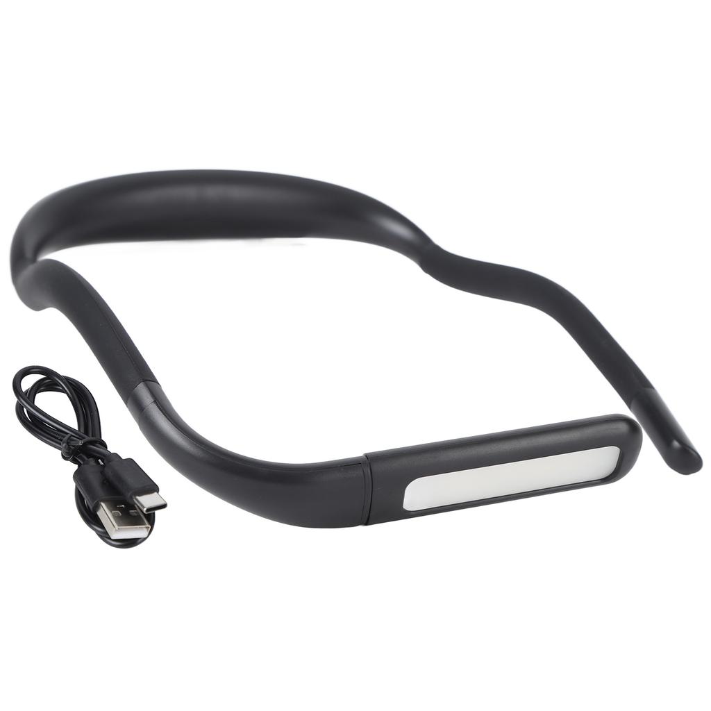 Neck Reading Light Color Brightness Adjustable Flexible Hands Free LED Book Light for Camping