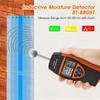 ABBP-Pinless Moisture Meter With Spherical Humidity Sensor, Color LCD Screen & Alarm Function, Measurement Depth For Wood