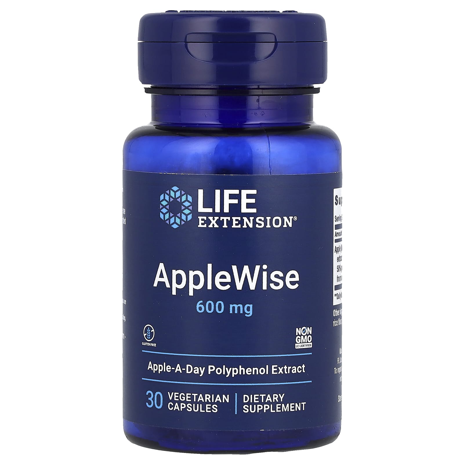 

Applewise, 600Mg, 30 Veggie Capsules
