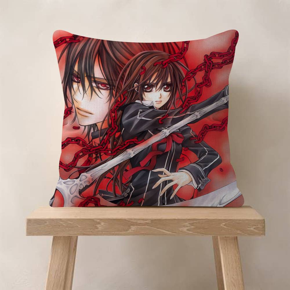 1PC Anime VVampire Knight Cushion Cover Inches Farmhouse Decor Home Throw Pillow Covers For Couch Decorations