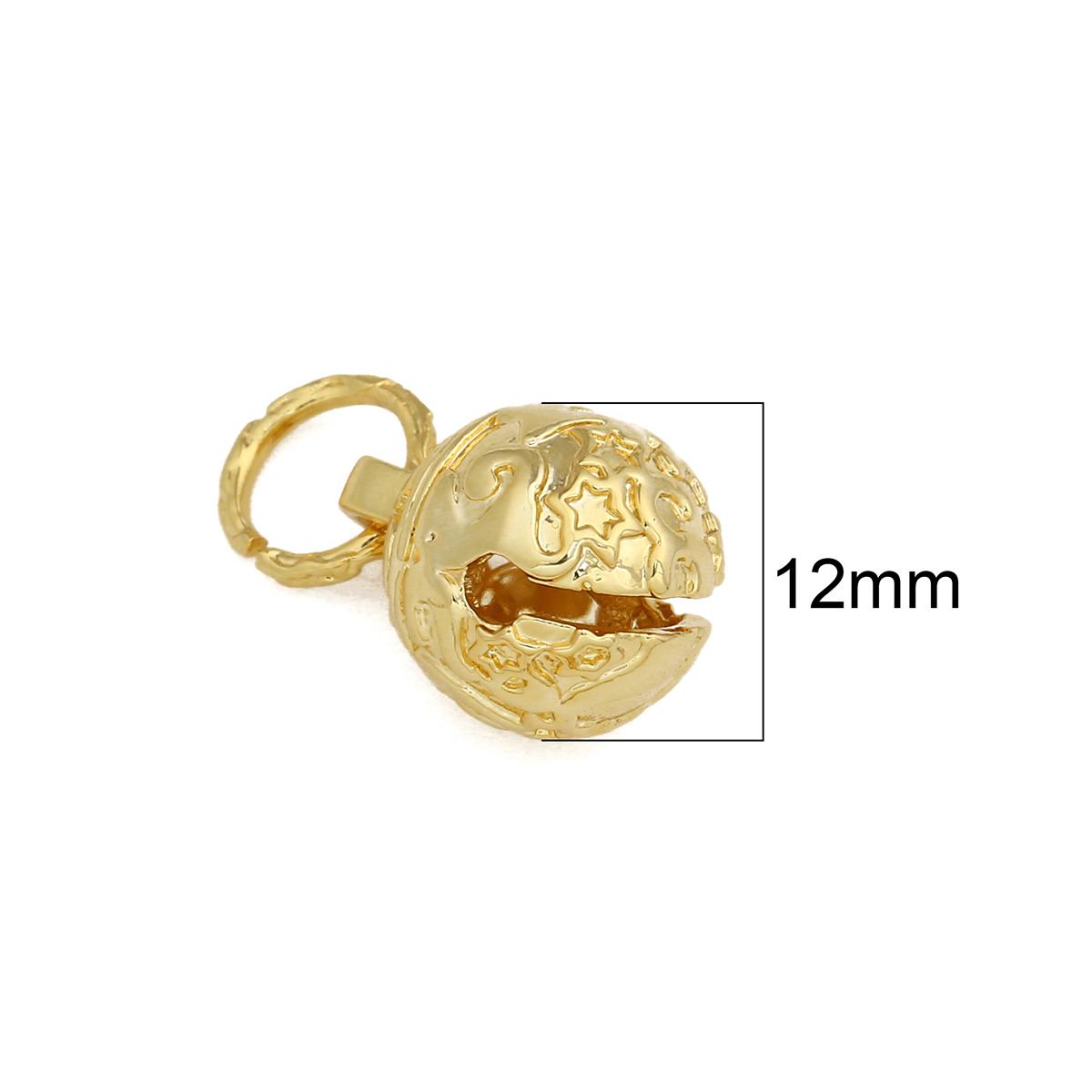

Медный колокольчик, подвески, подвески, сделай сам, для женщин, принадлежности для изготовления сережек 12mm золотистый