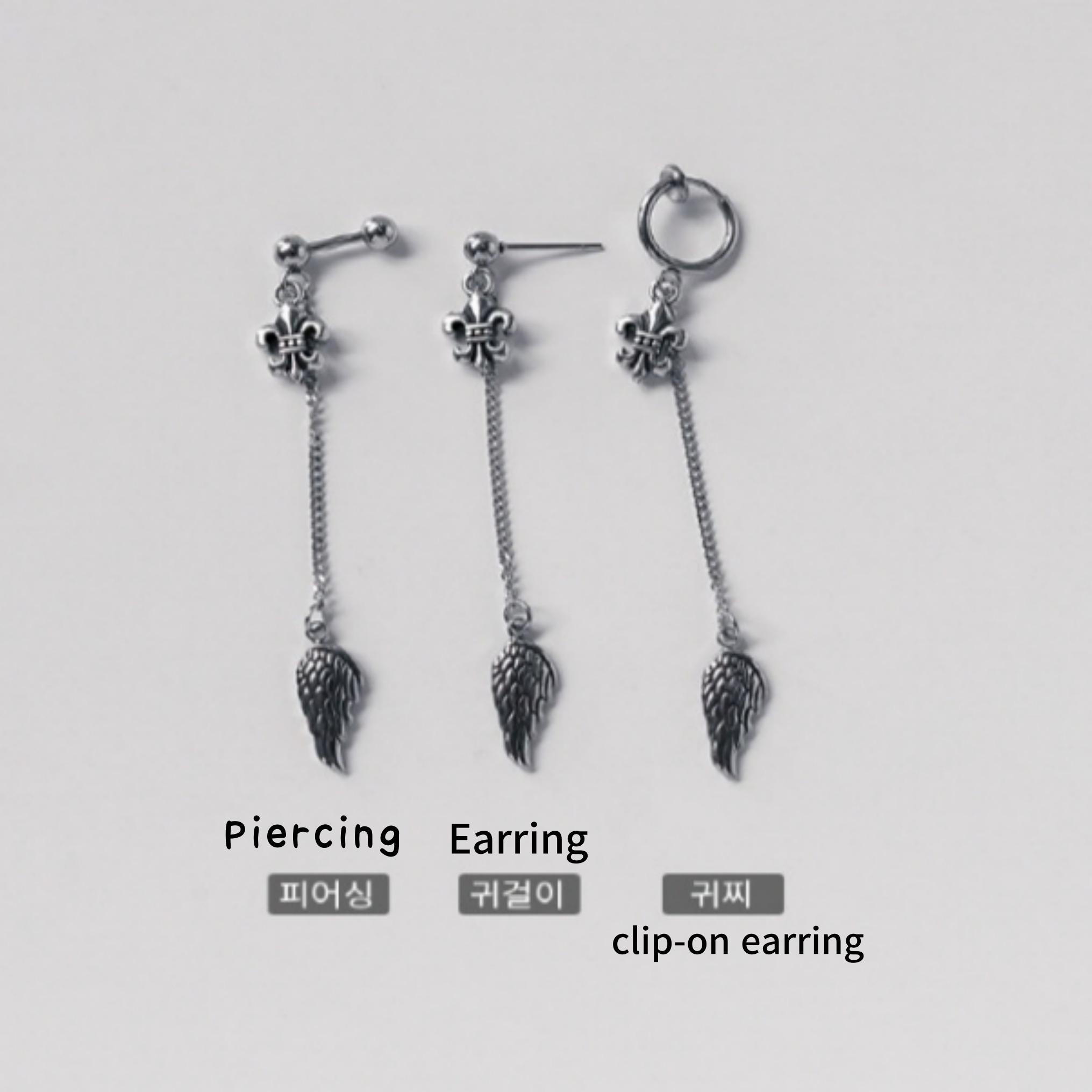 

Сережка Age Wing Earring clip-on earring