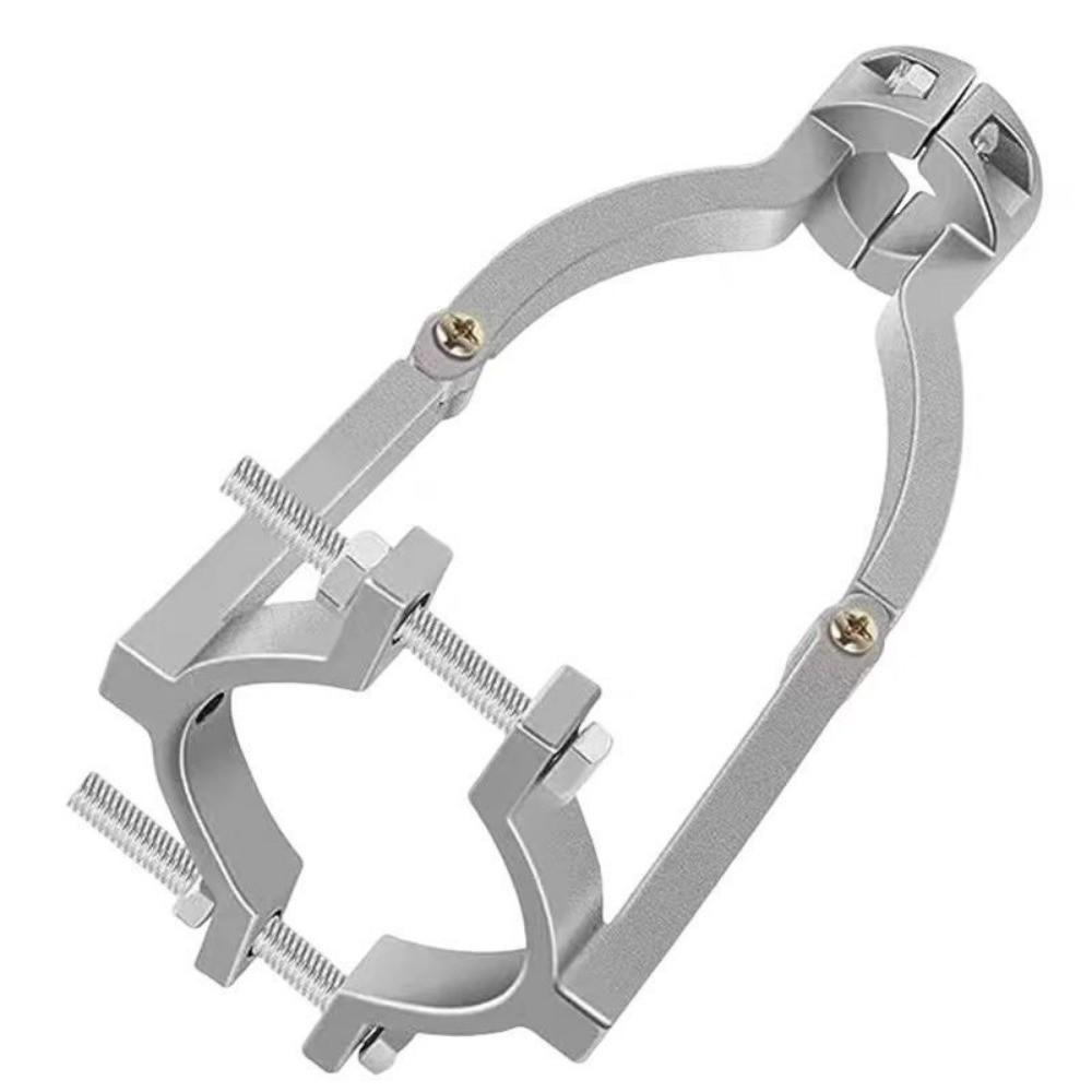 Square Hole Drill Fixed Bracket Adjustable Clamp Sturdy Electric Drill Mounting Bracket Portable Precision Drill Bit Adapter