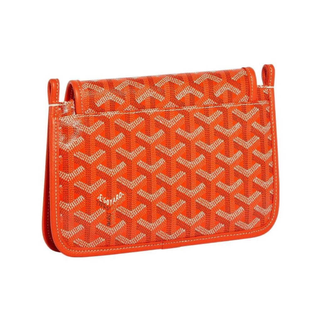 Goyard Plumet Y Monogram Multi-Pocket Detachable Shoulder Strap Canvas And Leather WOC Envelope Clutch Crossbody Shoulder Bag Unisex bags PLUMETPMLTY