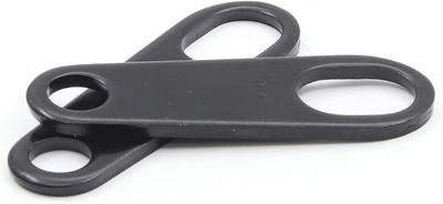 Biqing 2 Turn Signal Stays, Motorcycle Turn Signal Stay, Base Bike, Turn Signal Bracket, Durable, Exterior Parts, Black