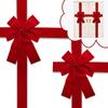 Christmas Bow Decoration Festive Hanging Holiday Door Ornament Easy to Use