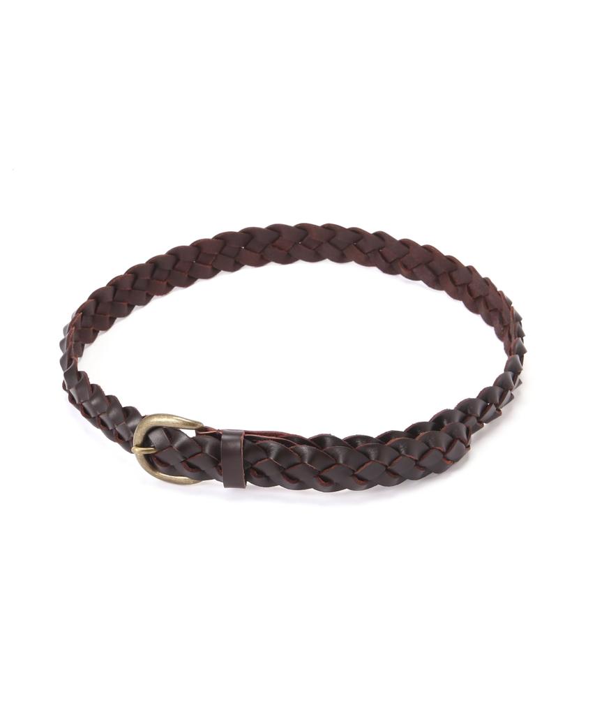 [Avirex] [Avirex] LEATHER MESH BELT Leather Mesh Belt Men's L 050 Brown 783-5971002