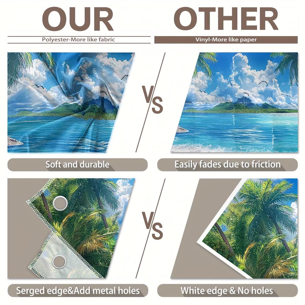 Sommer Sonnenschein Strand Szene Fotografie Dekoration Hintergrund Winter Kulisse Dekorationen Für Fotostudio Fotoautomat Christams Party