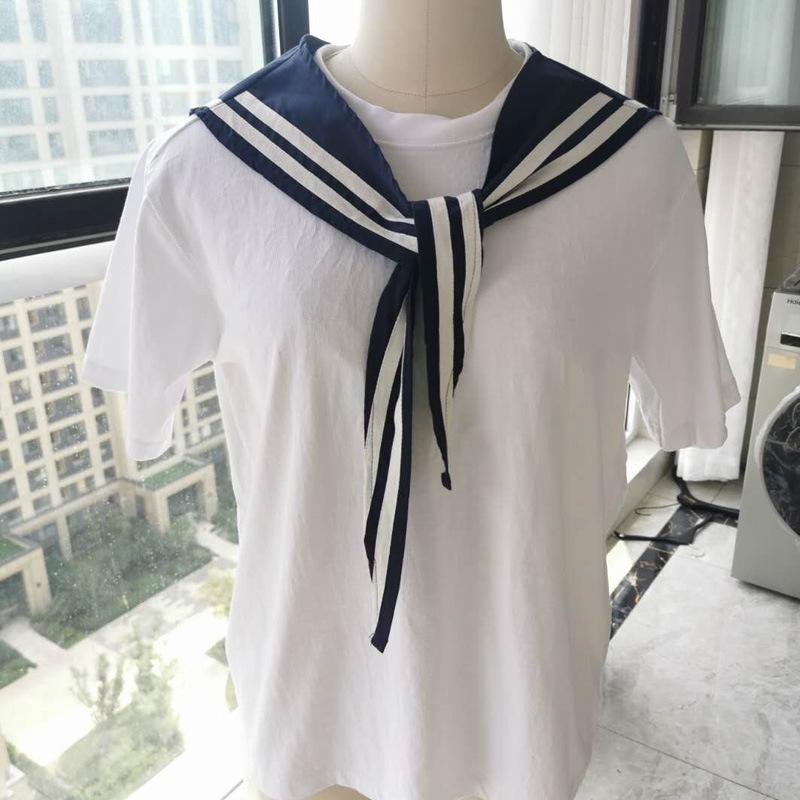 Shop - Navy Shawl Sailor'S Shoulder False Collar College Style Small Shawl Outer Decoration Women
