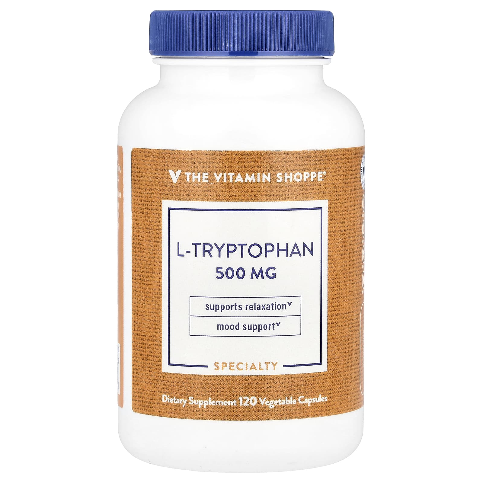 

L-Tryptophan, 500Mg, 120 Veggie Caps