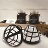 4Pcs With Handle Coffee Mesh Filters Fine Mesh Net Reusable Coffee Brewing Strainer Nylon Mesh Cone-shaped Coffee Maker Dripper