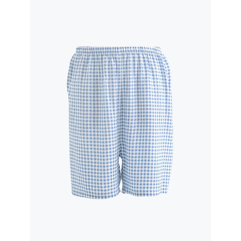 

Daiso Rayon Summer Pattern Pyjama Shorts Xl Blue