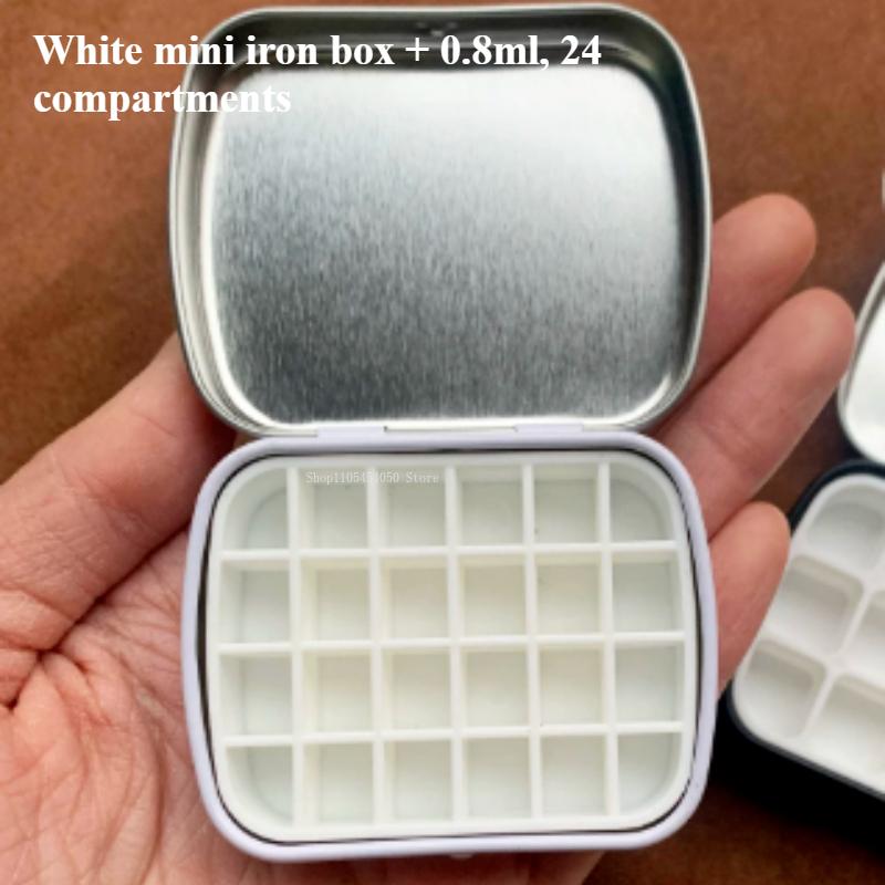 1.6ML/0.8ML Watercolor Paint Box Art Student Painting Creation Doodle Coloring Store Watercolor Paints Tool Watercolor Paint Box