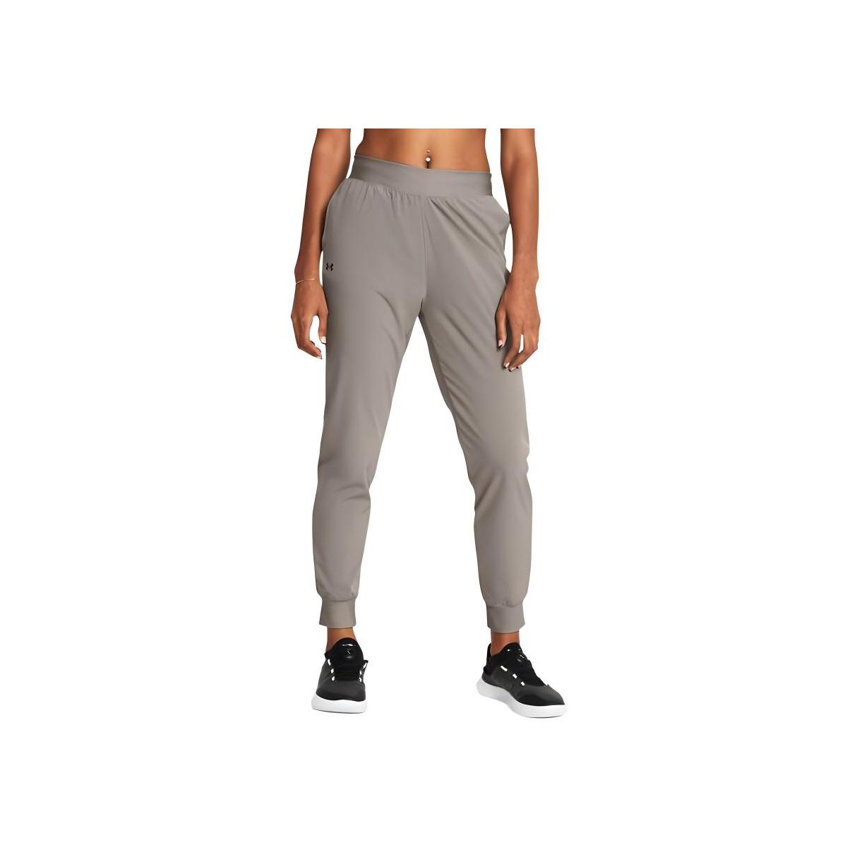

Under Armour Sport Woven Comfortable Breathable Casual Pants Women bottoms Gray 1383315-294 XS
