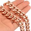 2026 Fashion Trend Classic Rose Gold Chain Faucet Buckle Men's Women's Jewelry Party Accessories Necklace