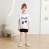 T-shirt da ragazzo Top Maglietta da bambina Maglietta da neonato 2-13 anni T-shirt per bambini T-shirt per bambini con stampa di gatto Abbigliamento per bambini