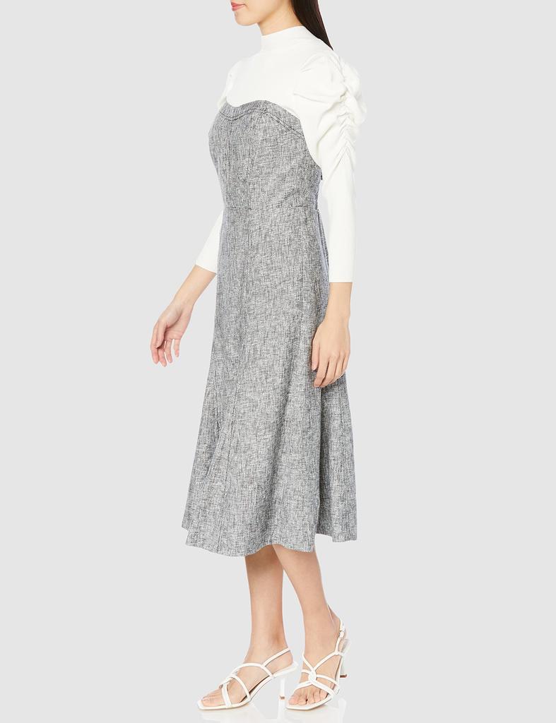 Sukienka dzianinowa Snidel Tweed Docking SWNO231108 GRY 0 Damska