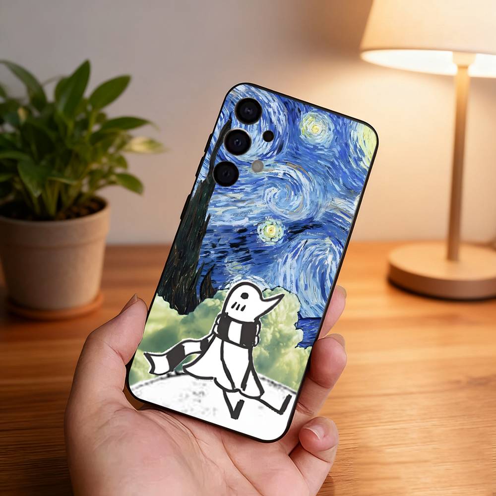 

G-Goodnight P-Punpun Phone Case For Samsung S25,S24,S21,S22,S23,S30,Ultra,S20,Plus,Fe,Lite,5G Black Cover Samsung S21 s305G