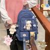 Schoolbag Harajuku Ulzzang College Wind Large Capacity Middle School Student Schoolbag Female Cute Backpack Junior High School Backpack