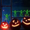 Halloween Glow Skeleton Wall Sticker Pvc Decal For Living Room And Decor Home