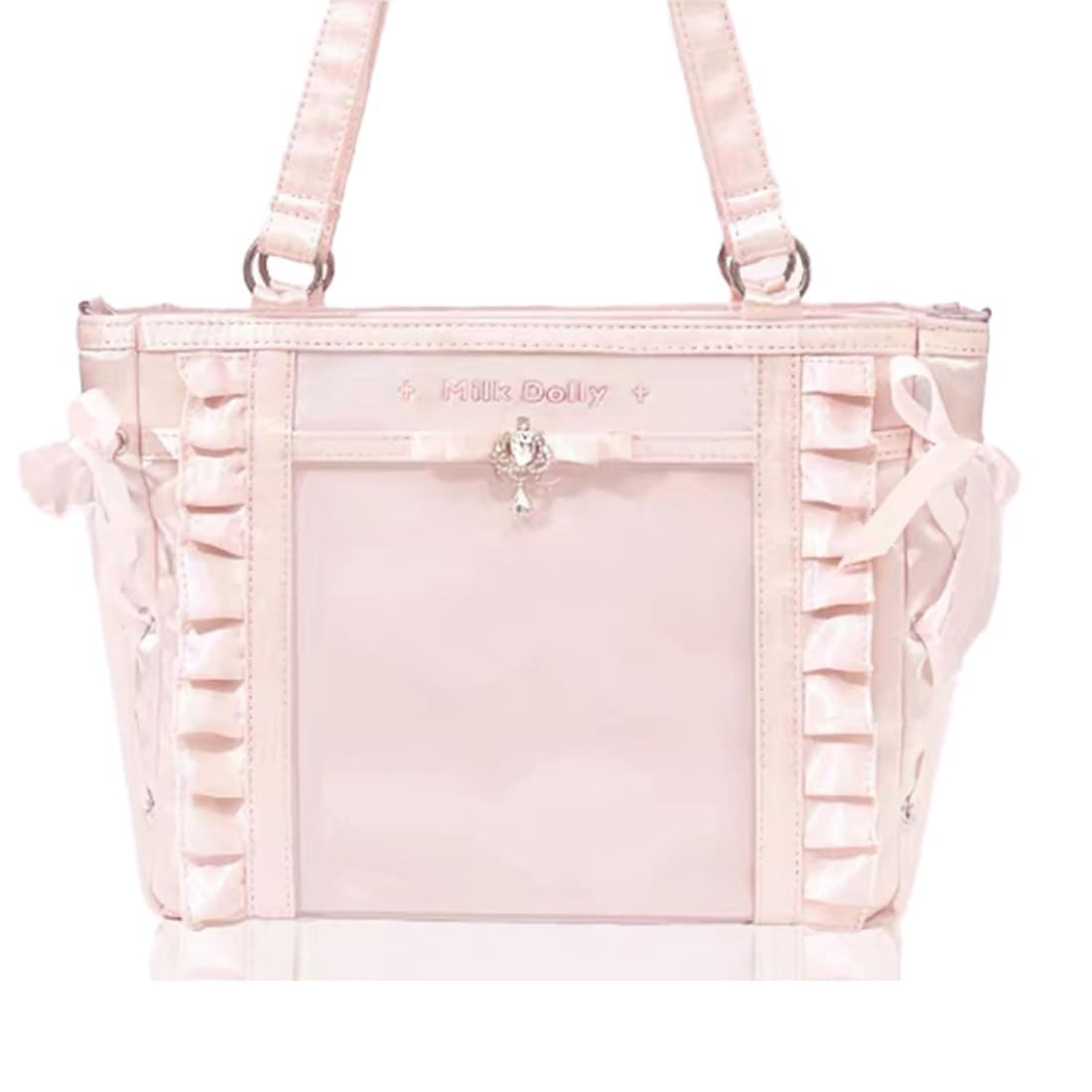 

Сумка FUYUUNEKO Frill Ita с подвеской Milk Dolly Oshikatsu Goods Pink [Предмет] розовый
